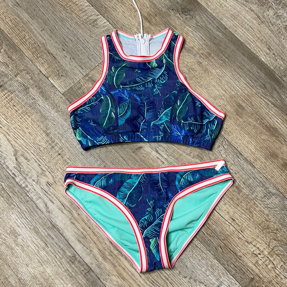 Zumiez zip back bikini